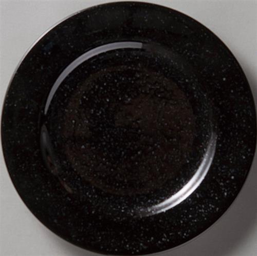 【黒御影】リム玉19cm皿　アルミナ磁器　黒御影　磁器　食器　31070072　φ190*H23(mm)【代引き不可】
