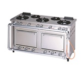 【新品・送料無料・代引不可】マルゼン ガスレンジ　DXタイプ　厨房機器　調理機器　MGRD-156D　W1500*D600*H800(mm)