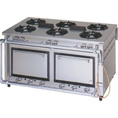 【新品・送料無料・代引不可】マルゼン ガスレンジ　DXタイプ　厨房機器　調理機器　MGRD-159WD　W1500*D900*H800(mm)