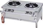 【新品・送料無料・代引不可】マルゼン ガススープレンジ　外管式　厨房機器　調理機器　MLSG-096　W900*D600*H450(mm)