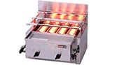 ガス赤外線グリラー(リンナイ)・下火式　厨房機器　調理機器　RGA-404B(A)　W580*D580*H305(mm)