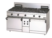 【新品・送料無料・代引不可】マルゼン ガスレンジ　NEWパワークックシリーズ　厨房機器　調理機器　RGR-1573D　W1500*D750*H800(mm)