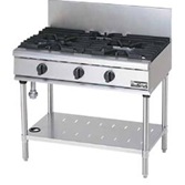 【新品・送料無料・代引不可】マルゼン ガステーブル　NEWパワークックシリーズ　厨房機器　調理機器　RGT-0963D　W900*D600*H800(mm)