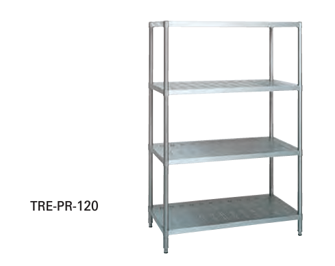 【新品・送料無料・代引不可】タニコー　パンラック(SUS430タイプ)　TRE-PR-120A　W1200*D750*H1850