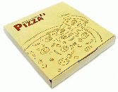 400個 (100個入×4ケース)ピザクラフト印刷箱 12インチ