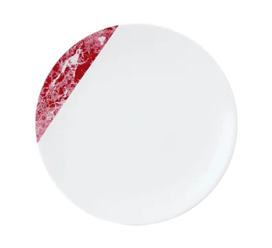 10個/セット　フラットメタ20cm レッド