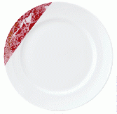 10個/セット　ワイドリム17cm レッド