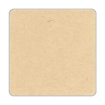 業務用　ケース販売　尚美堂　フジナップ　コースターBEER茶　無地角丸　013708　φ90×90mm×厚1mm　2000枚(100枚×20包)/ケース