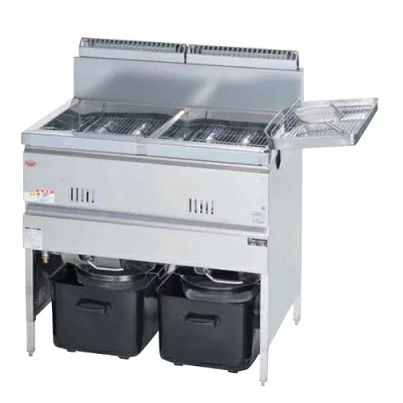 【新品・送料無料・代引不可】マルゼン　MGF-C18WK　ガスフライヤー　涼厨フライヤー　業務用　830*600*800mm