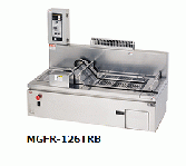【新品/送料無料/代引不可】マルゼン ガス卓上エプロン式コンベアフライヤー 20L  MGFR-126TR(L) W1200×D600×H350(mm)