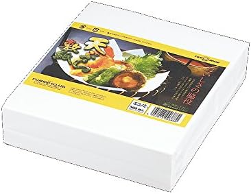 【受注生産】【業務用】【ケース販売】【使い捨て】尚美堂　フジナップ　天ぷら敷紙　エコノミー(寺)500P　038000　197×218mm　12000枚(500枚×24袋)/ケース×5ケース