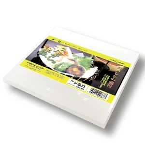 【受注生産】【業務用】【ケース販売】【使い捨て】尚美堂　フジナップ　天ぷら敷紙　並口(寺)500P　038800　197×218mm　12000枚(500枚×24袋)/ケース×5ケース