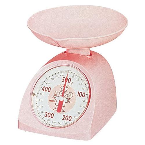 タニタ ベーキングスケール「コックさん」500g ピンク