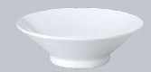 【代引不可】業務用 白中華  切立高台24cm浅丼　[242×79(mm)・1400cc]