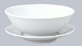 【代引不可】業務用　白中華　22cm丼受皿　[218×38(mm)]　(丼別売り)