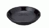 【代引不可】業務用　黒中華 黒御影　メタ玉10cm深皿　[100×25(mm)]　35041072