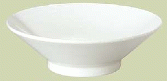 【代引不可】業務用　和風中華 粉引  切立高台24cm浅丼　[242×79(mm)・1400cc]