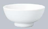【代引不可】業務用　白中華　丸14cm碗　[142×65(mm)・490cc]　88545001