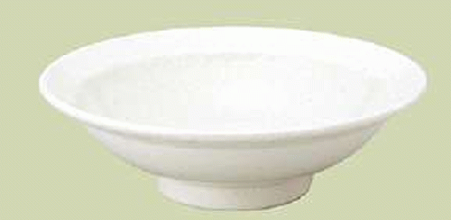 【代引不可】業務用　和風中華 粉引　丸高台22cm皿　[220×63(mm)]   76170073