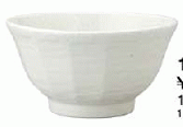 【代引不可】 18cmけずり丼　粉引　アルミナ磁器　食器　88260073　W176*H95(mm)
