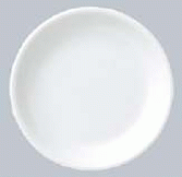 【代引不可】業務用　白中華 メタ玉13cm皿　食器　[127×22(mm)]　00604001