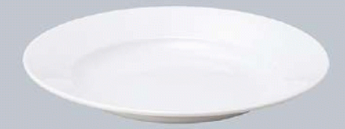 【代引不可】業務用 リム玉28cm深皿　白　アルミナ磁器　業務用食器　280×40(mm)　31003001