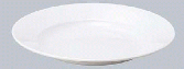 【代引不可】業務用 リム玉28cm深皿　白　アルミナ磁器　業務用食器　280×40(mm)　31003001