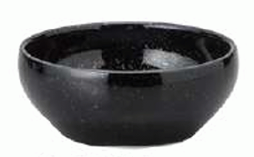 【代引不可】業務用 黒中華 黒御影　12cm丸鉢　食器　[118×48(mm)・290cc]　76331072