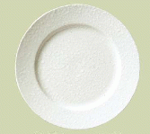 【代引不可】 業務用　リム玉26cm皿　粉引　アルミナ磁器　食器　31000073　φ262*H30(mm)