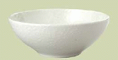 【代引不可】20cmボール　粉引　アルミナ磁器　業務用食器　76819073　φ196*H76(mm)