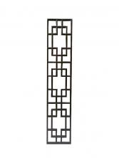 【格】西字格　ニシジカク　両面塗装　ダークブラウン　装飾品　内装　本場　飾り　中華　木製　B-60　W200*H1000
