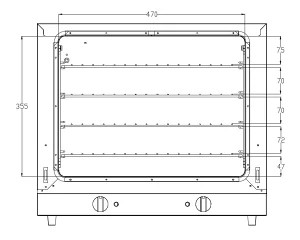 三省堂実業　業務用電気コンベクションオーブン　小型ベーカリー　オーブンスチーム機能付き　パントースター　パン焼き機　単相200V　STTE66F【代引不可】