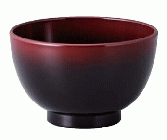 【耐熱ABS樹脂】φ1085無地汁椀　朱黒ぼかし　2-210-8　φ108*H68(mm)【代引き不可】