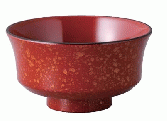 【耐熱ABS樹脂】φ121新天竜寺汁椀　朱津軽内朱　2-212-11　φ121*H66(mm)　【代引き不可】