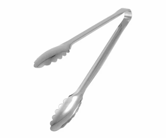 18-0 バネ無し万能トング  ミラー仕上 20cm