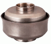 【耐熱ABS樹脂】 4.5寸天竜寺椀　ブロンズ乾漆内黒　親・蓋  2-280-15　φ135*H99(mm) 【代引き不可】