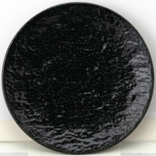 石目 黒耀 PX17cm皿 黒耀 17×1.9cm