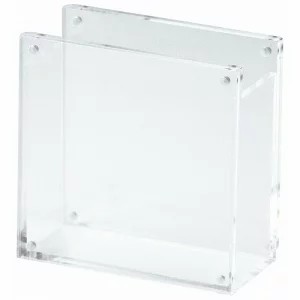 10個 アクリル POPホルダー付ナプキンスタンド S 746399 100×49×H100