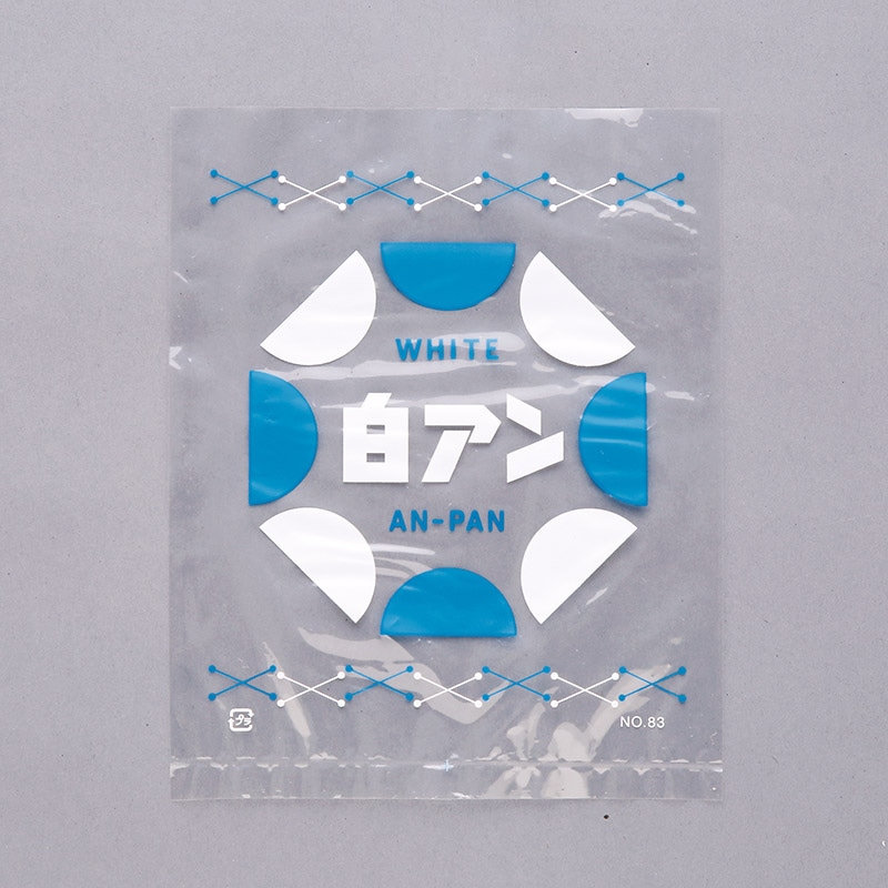 【業務用】【パン包材】大阪ポリエチレン販売　レトロ調 No.84 白あん　1186　IP0.025×150×180　1000枚/ケース×4ケース