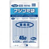 フジゴミ袋 LD 45L 05 透明300 (10 枚 ×30 袋)/ケース*3ケース