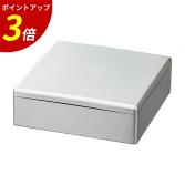 重箱 一段 6.5寸彩重1段セット(外寸19.6cm角 高さ6.5cm)銀 福井クラフト