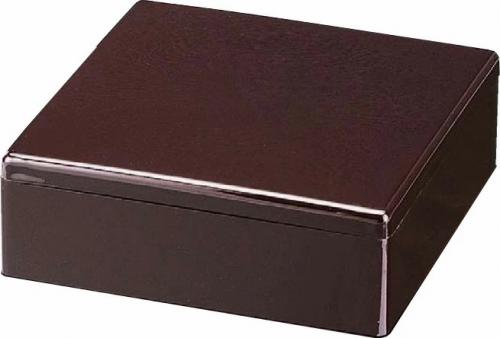 10セット 重箱 1段 6.5寸彩重1段 (外寸19.6cm角 高さ6.5cm)新溜 福井クラフト