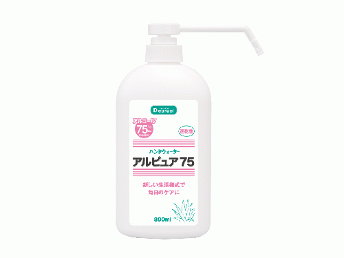 24本入　ハンドウォーターアルピュア75(800ml)