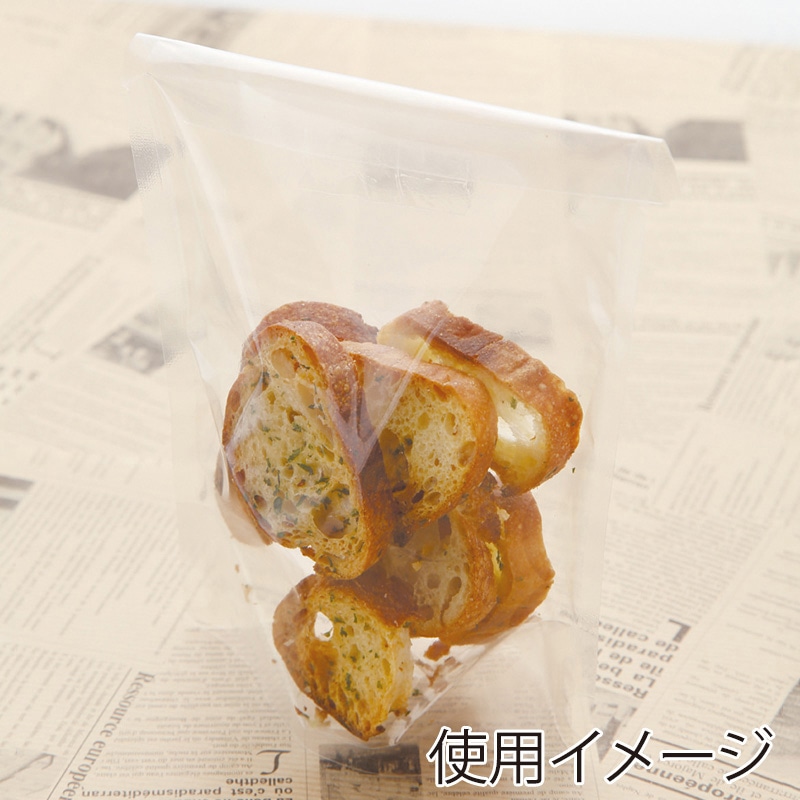 【業務用】【パン包材】大阪ポリエチレン販売　スタンドパック　13373　OP0.03/CP0.04×130×190(底マチ38)　1000枚入り　ラミネート加工　マチ付き　自立性