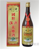 【送料無料(本州限定)・代引不可】関帝陳年8年花彫酒 [金・箱入]　17度　750ml×12本　SK0111　1356-5511