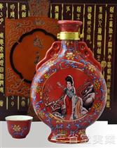 【送料無料(本州限定)・代引不可】越王台陳年25年花彫酒 [壺]　15度　600ml×4本　SK0067　1554-9021