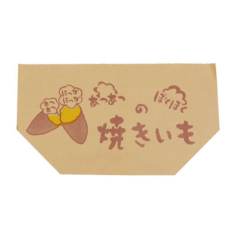 【業務用】【パン包材】大阪ポリエチレン販売　No.407 亀甲袋焼き芋　2020　290(マチ125)×160　1000枚/ケース×2ケース