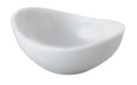 業務用 陶磁器 9cm ボール 9cmビーンズボール　白[92×70×38]