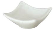 業務用 陶磁器 7cm 皿 7cm正角皿 粉引[70×70×32]