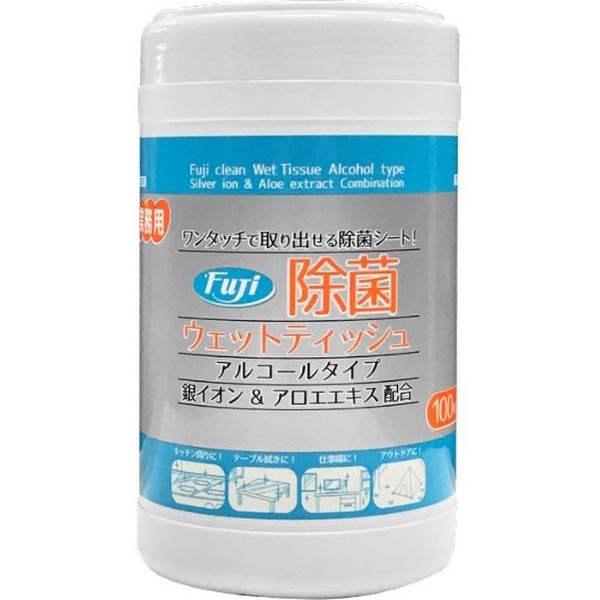 尚美堂 フジ除菌ウェットティッシュ　100枚(ボトル)×7ケース 27800 1個